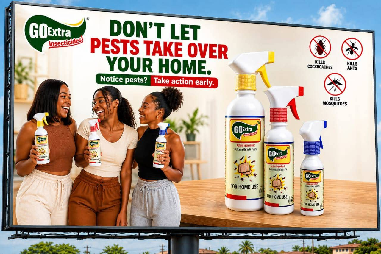 GoExtra billboard: Don't let pests take over your home